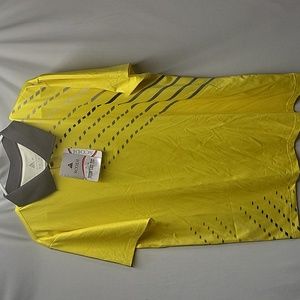 Scodi Mens Polo Sz. M Running Shirt Quick Dry 4 Way Stretch